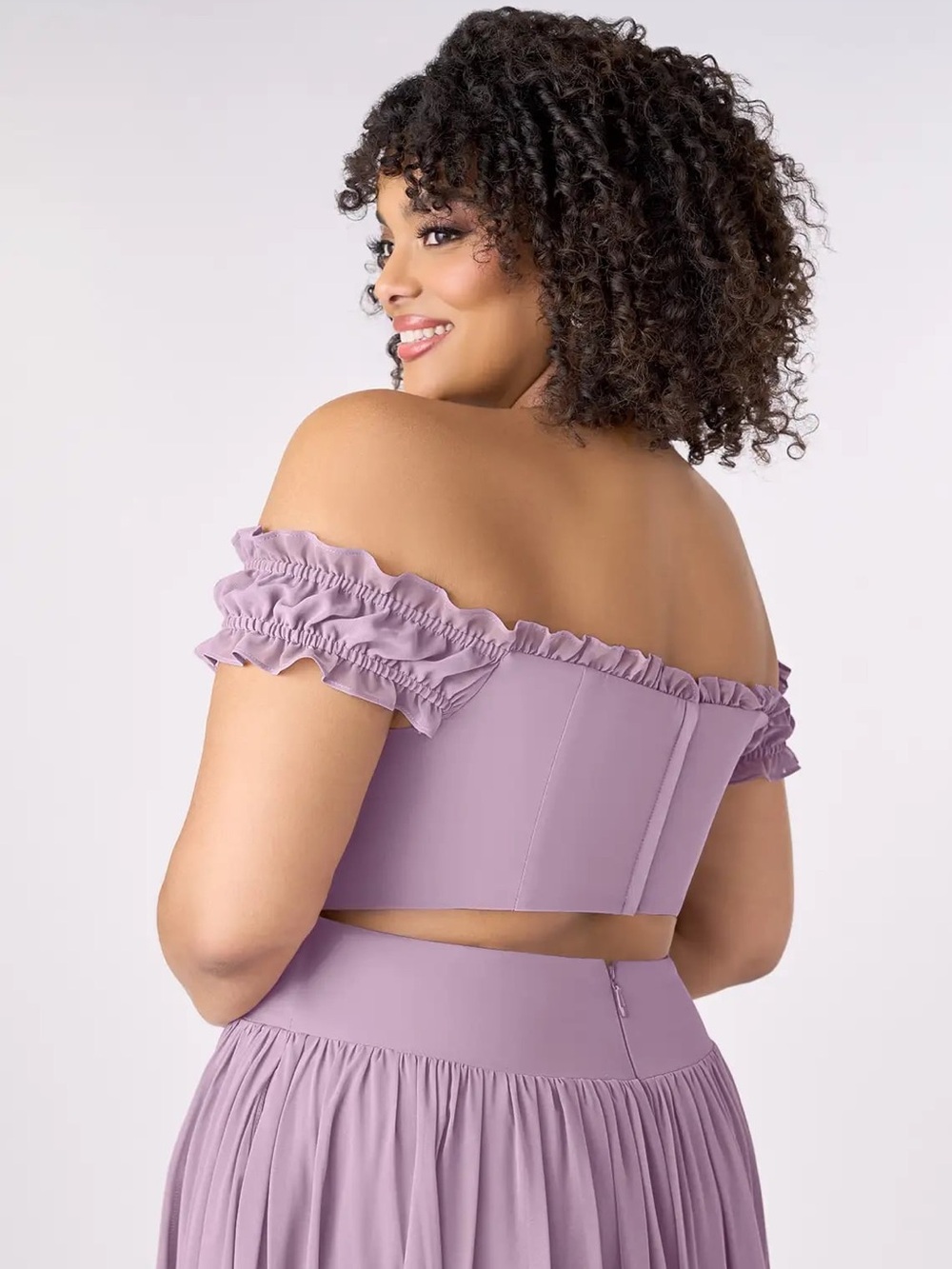 NWT Azazie Barbie 1010 Wisteria Bridesmaid Dress - Picture 6 of 10